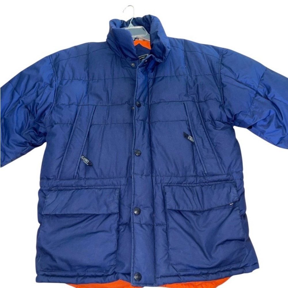 Men's Blue Puffer Jacket DASH Classic Vintage XL